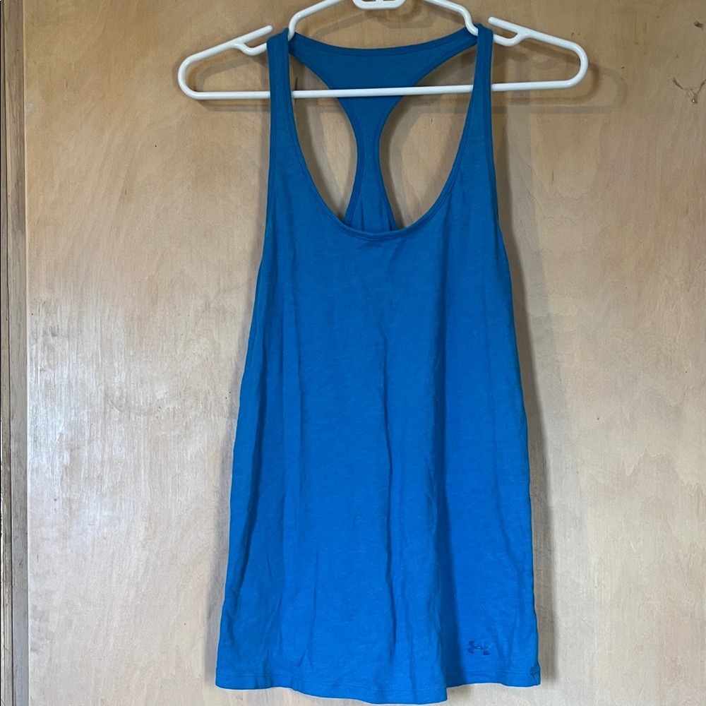 Under Armour Women's Racerback Blue Tank Top